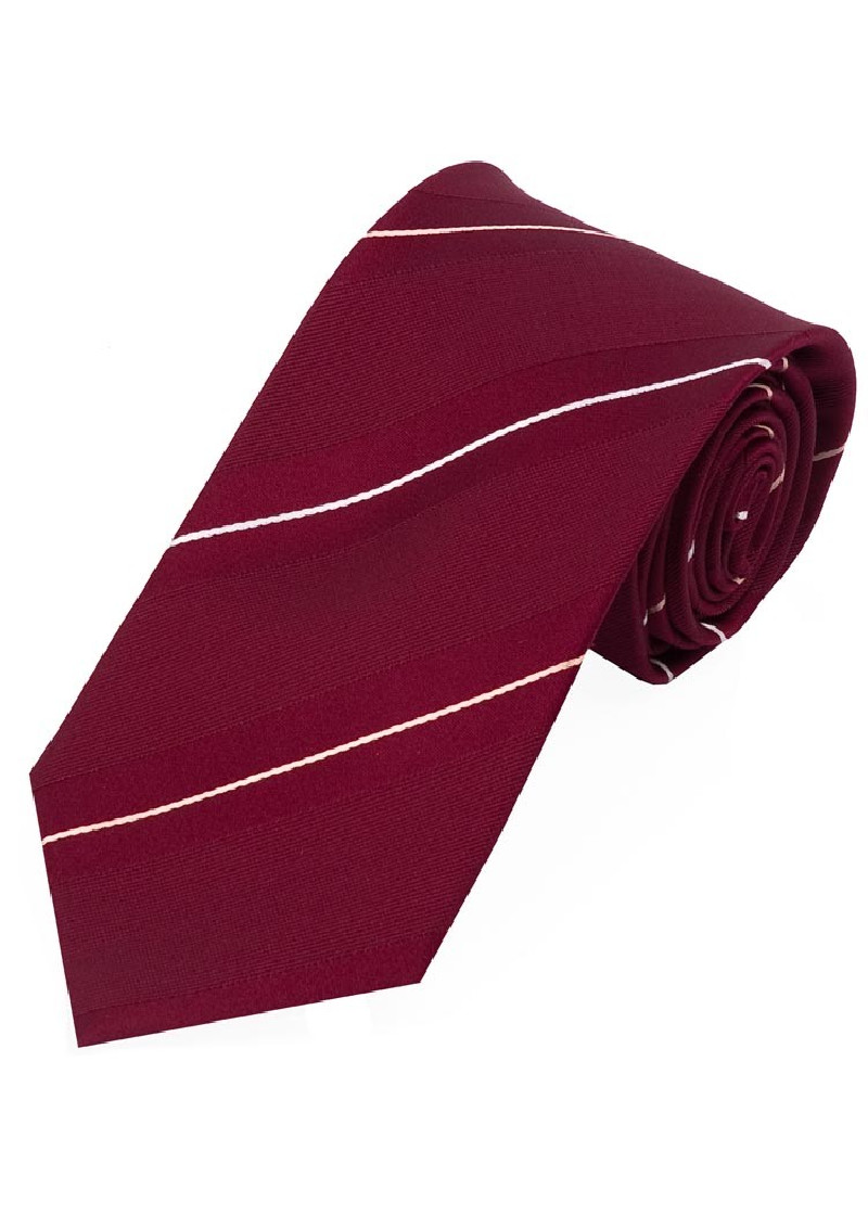 Cravatta business a righe rosso bianco