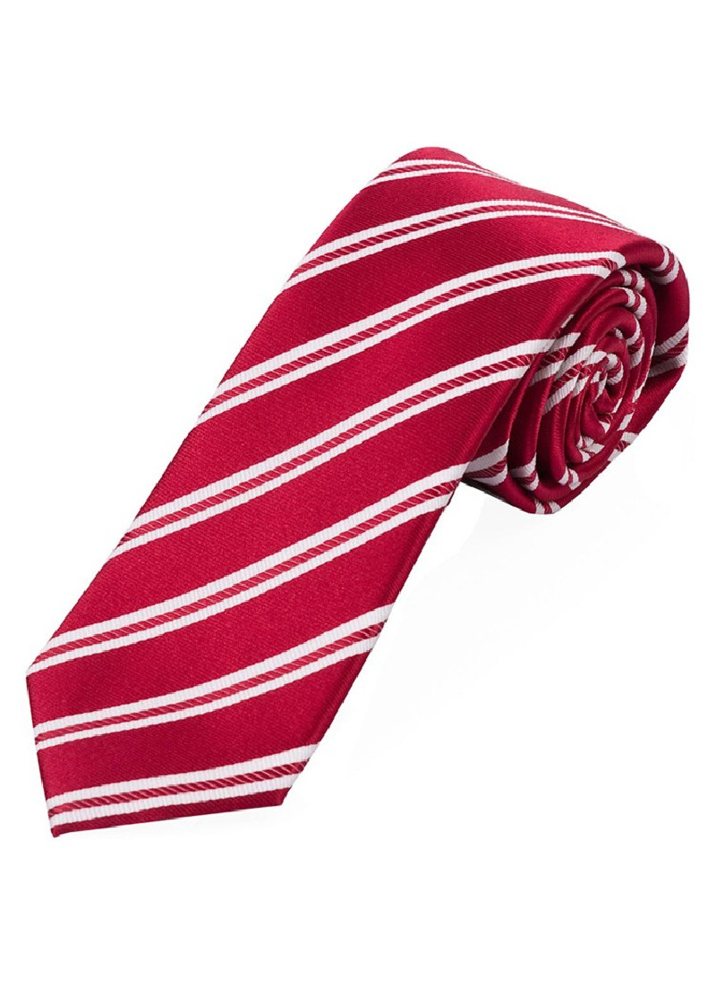 Cravatta a righe rosso bianco