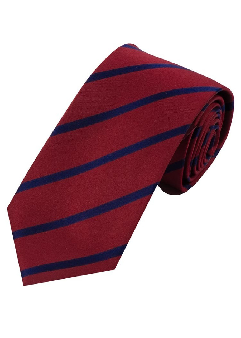 Cravatta a righe rosso vino blu scuro