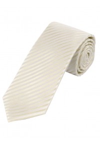 Cravatta stretta a righe monocromatiche in...