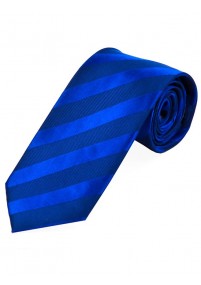 Cravatta stretta a righe lisce struttura blu