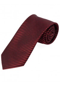 Cravatta linea tinta unita struttura rossa