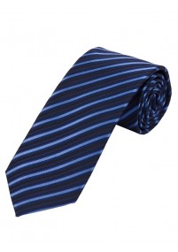 Cravatta a righe azzurro e blu