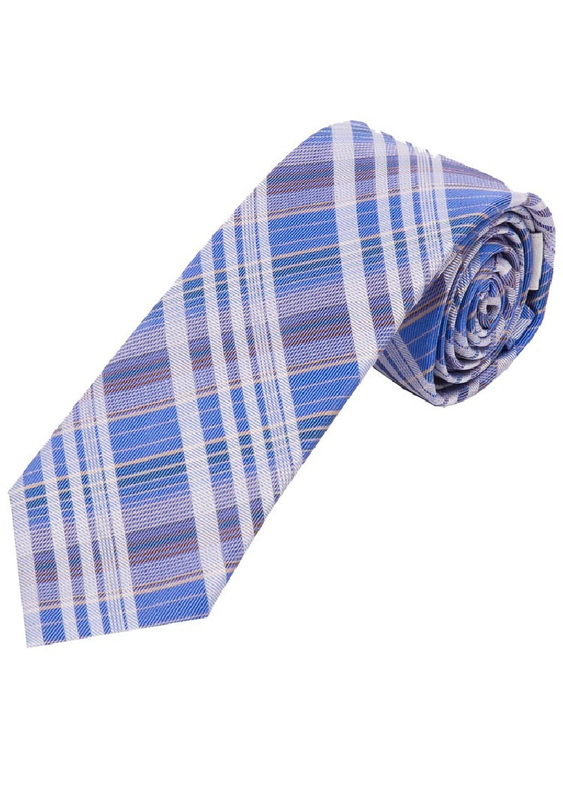 Cravatta business a righe blu chiaro