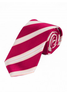 Cravatta da uomo con design a righe rosso...