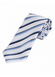 Cravatta elegante a righe bianco tortora...
