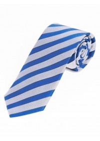 Cravatta a righe raffinate bianco blu...
