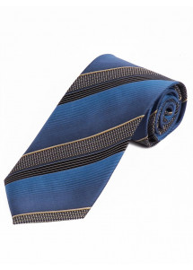 Cravatta alla moda a righe Ink Black Blue...