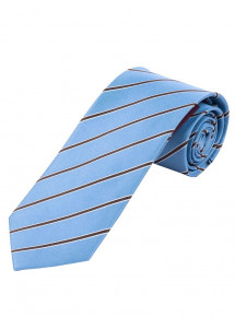 Cravatta a righe blu ghiaccio marrone...