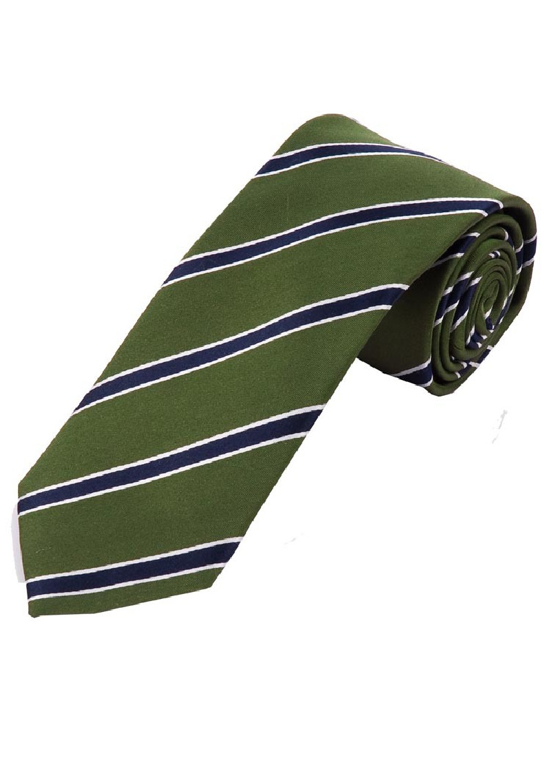 Cravatta elegante a righe fantasia marrone verde