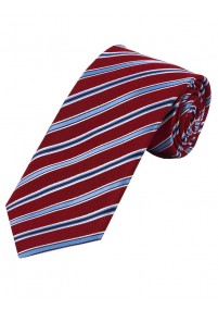 Cravatta da uomo d'affari a righe rosso...