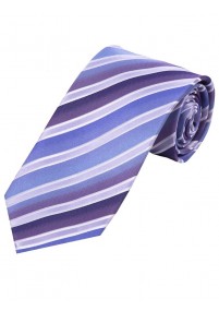Auffallende Krawatte streifig eisblau perlweiß navy