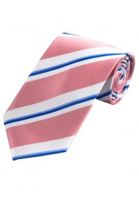 Cravatta alla moda a righe Rosé White...