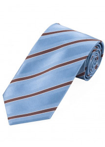 Business Tie Top Moda a righe Blu ghiaccio...