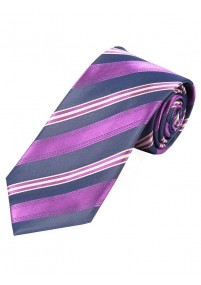 Cravatta con design a righe antracite...