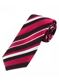 Cravatta con disegno a righe rosso bianco...