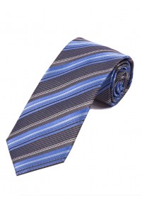 Cravatta con motivo a righe moderne blu...