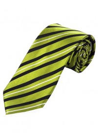 Cravatta business con design a righe nero...
