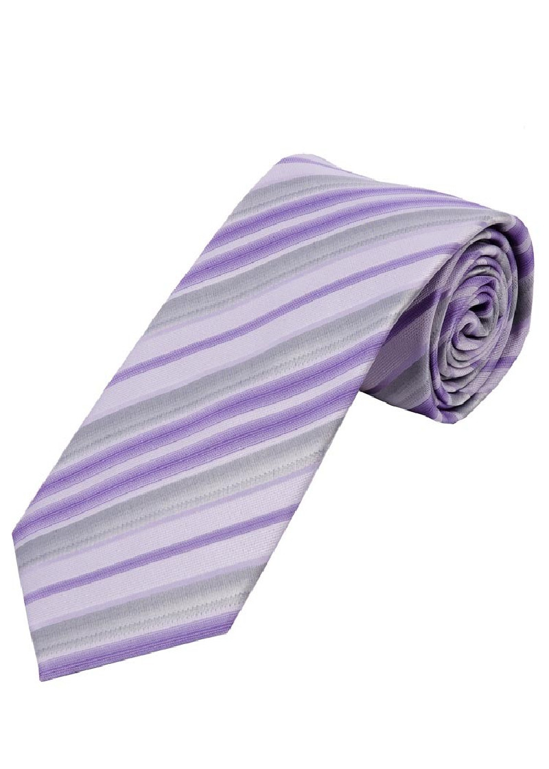 Optimum Business Tie Stripe Design Grigio argento