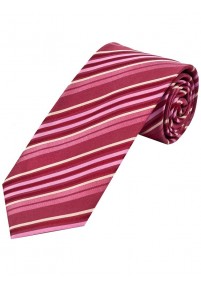 Cravatta Optimum Design a righe Rosso Rosa...