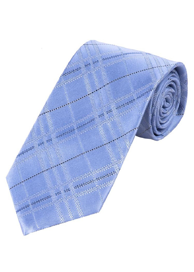 Cravatta Business Linea Cultured Check Dove Blue