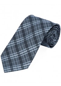 Cravatta linea coltivata check antracite...