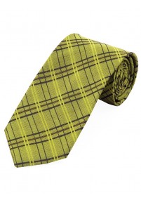 Cravatta uomo linea solida Check Verde...
