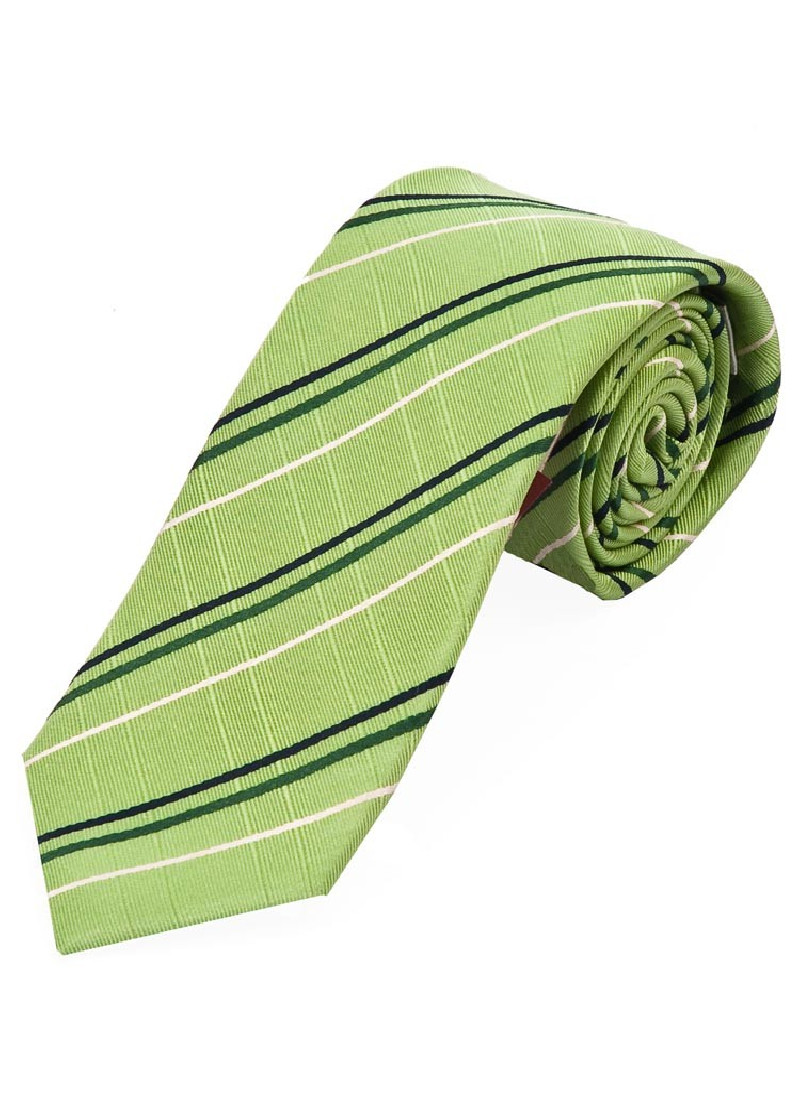 Cravatta da uomo Linea Cultured Check Verde chiaro
