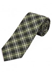 Cravatta elegante linea check verde...