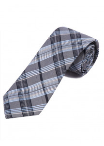 Cravatta uomo linea solida Check Blu notte...