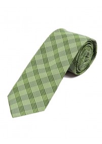 Cravatta linea coltivata check verde...