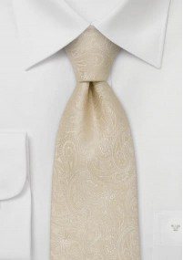 Cravatta matrimonio crema