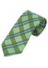 Cravatta da uomo con motivo a quadri Verde...
