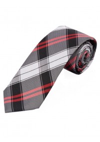 Cravatta da lavoro Glencheck Design Nero,...