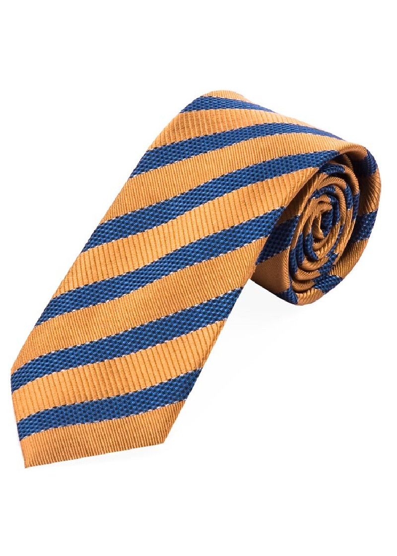 Cravatta struttura decorazione strisce blu rame