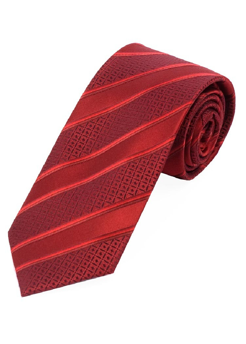 Cravatta struttura decoro righe rosso rubino