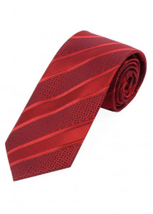 Cravatta struttura decoro righe rosso rubino