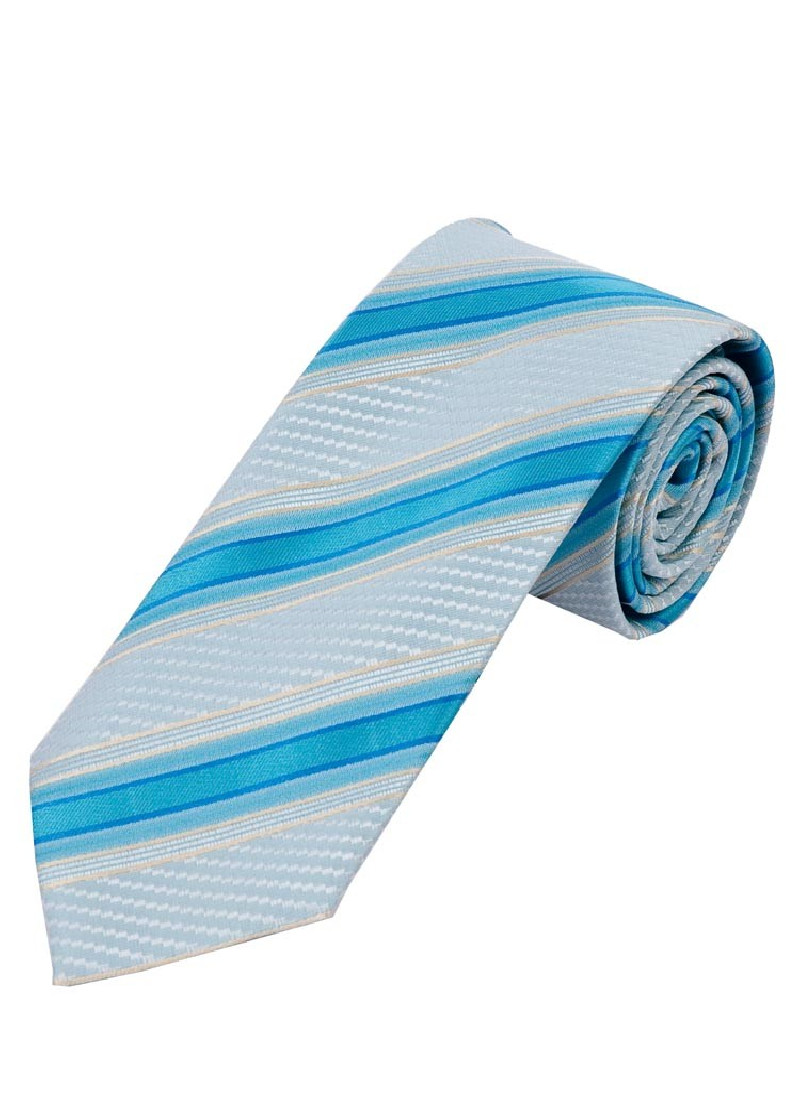 Cravatta Struttura Modello a righe laguna blu