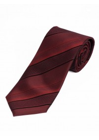 Cravatta stretta con struttura rosso bordeaux