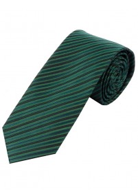 Cravatta da uomo a righe verde scuro e nero