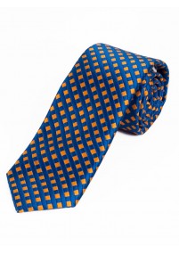XXL-Krawatte stilvolle Gitter-Oberfläche royal kupfer-orange