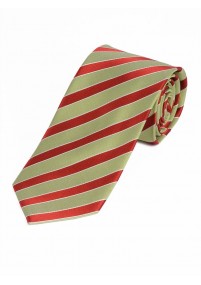 Cravatta lunga a righe raffinate Verde...