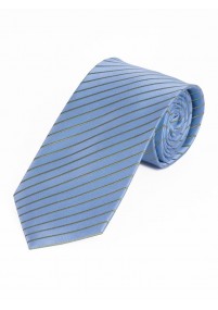 Cravatta business XXL a righe sottili Blu...