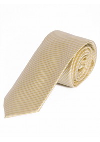 XXL cravatta a righe sottili bianco perla...