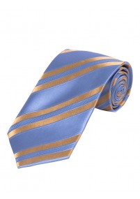 Cravatta a righe XXL azzurro crema