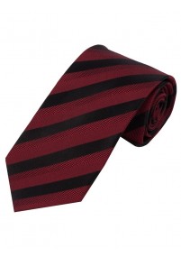 Cravatta lunga a righe rosse grigio scuro