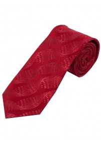 XXL cravatta modello onda rosso