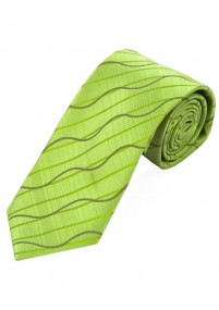 Cravatta lunga business con design a onda...