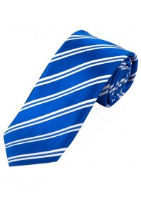 Cravatta business a righe XXL Blu reale...