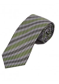 Cravatta lunga struttura lineare verde...